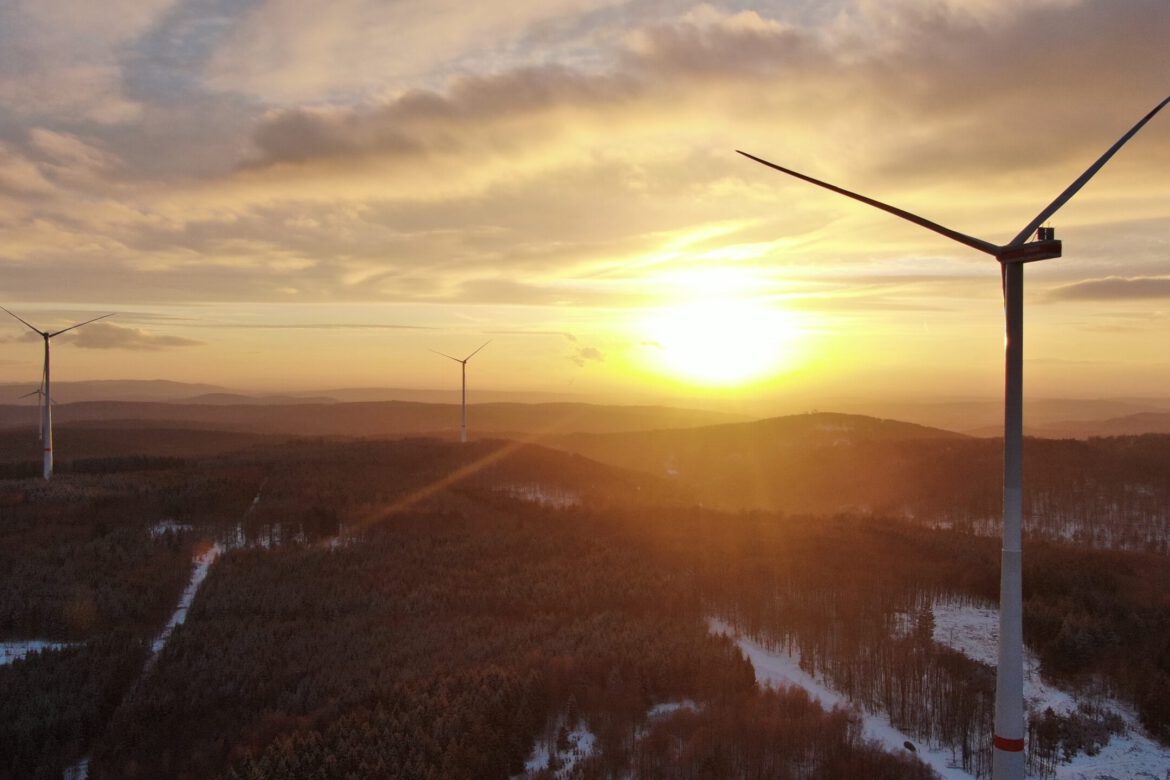 Originalaufnahme eines RENERTEC-Windparks